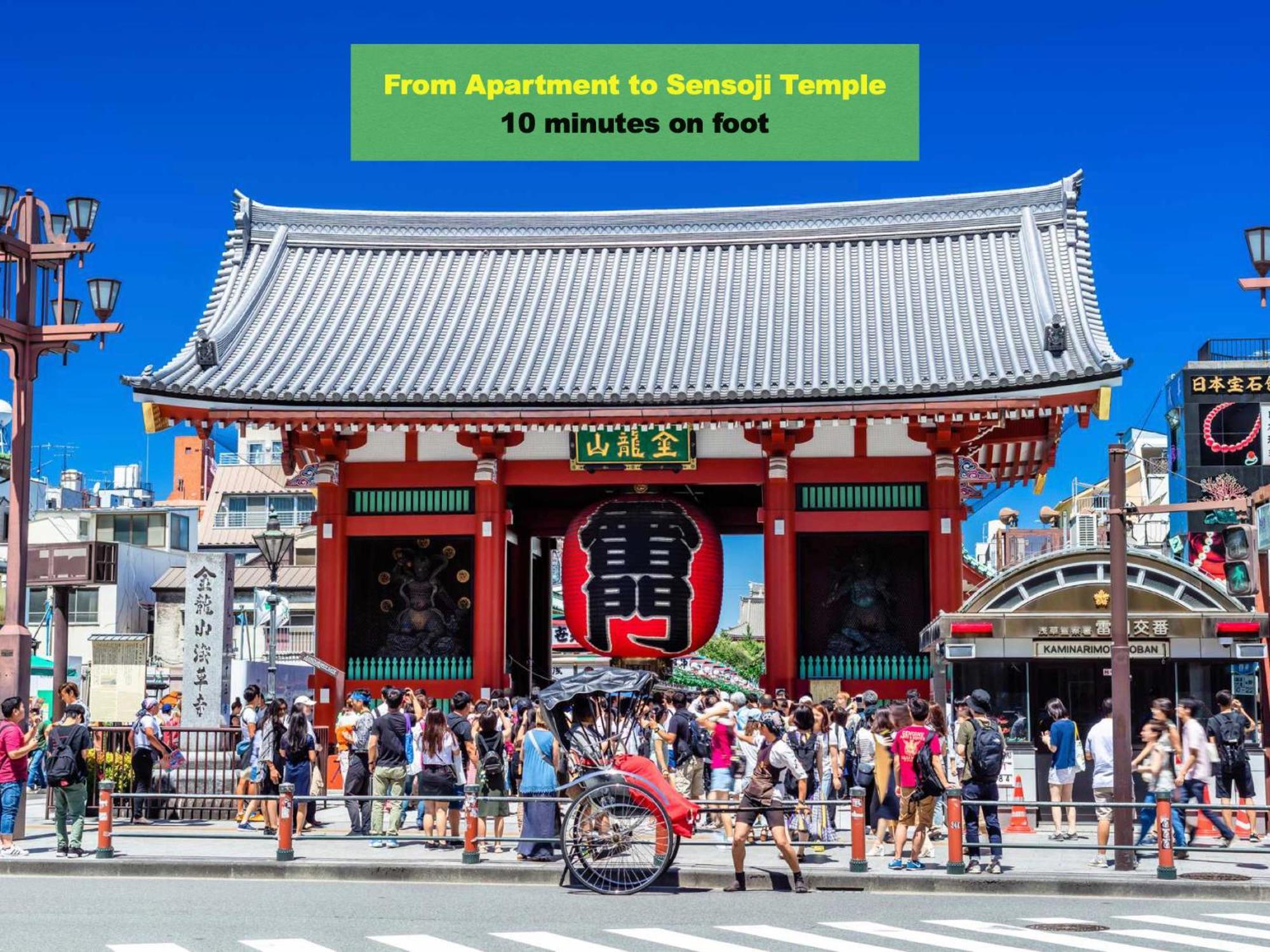 桜の川7 Asakusa 901 Kuramae Train 3mins Free Wifi Eight People Quiet,cook,perfect Facilities * 東京都